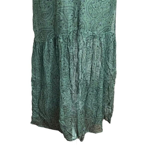 Suboo Stella Cut-Out Maxi Dress Green Women’s Size XS Halter Chiffon Flawed - Picture 4 of 13